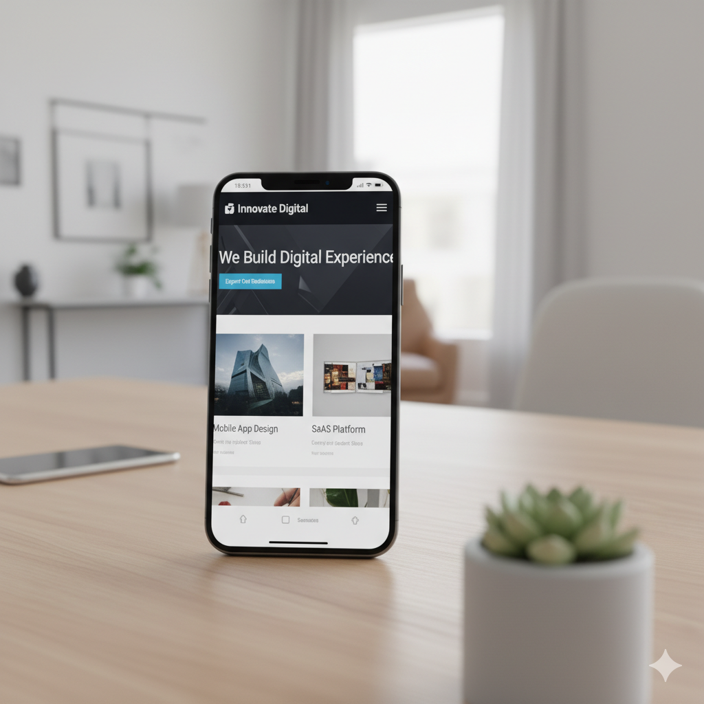 Mãos segurando um celular Android